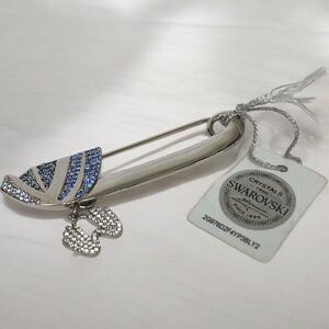 Golda Mier Club SWAROVSKI Charm Carrier  Holder Pin Caryn Ladovsky Israel Bond